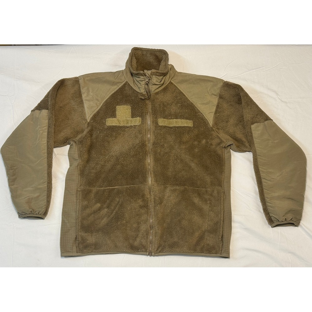 Peckham USGI ECWCS Gen III L3 Polartec Fleece Jacket Coyote Brown Medium Regular